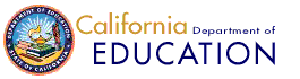 California department of education logo